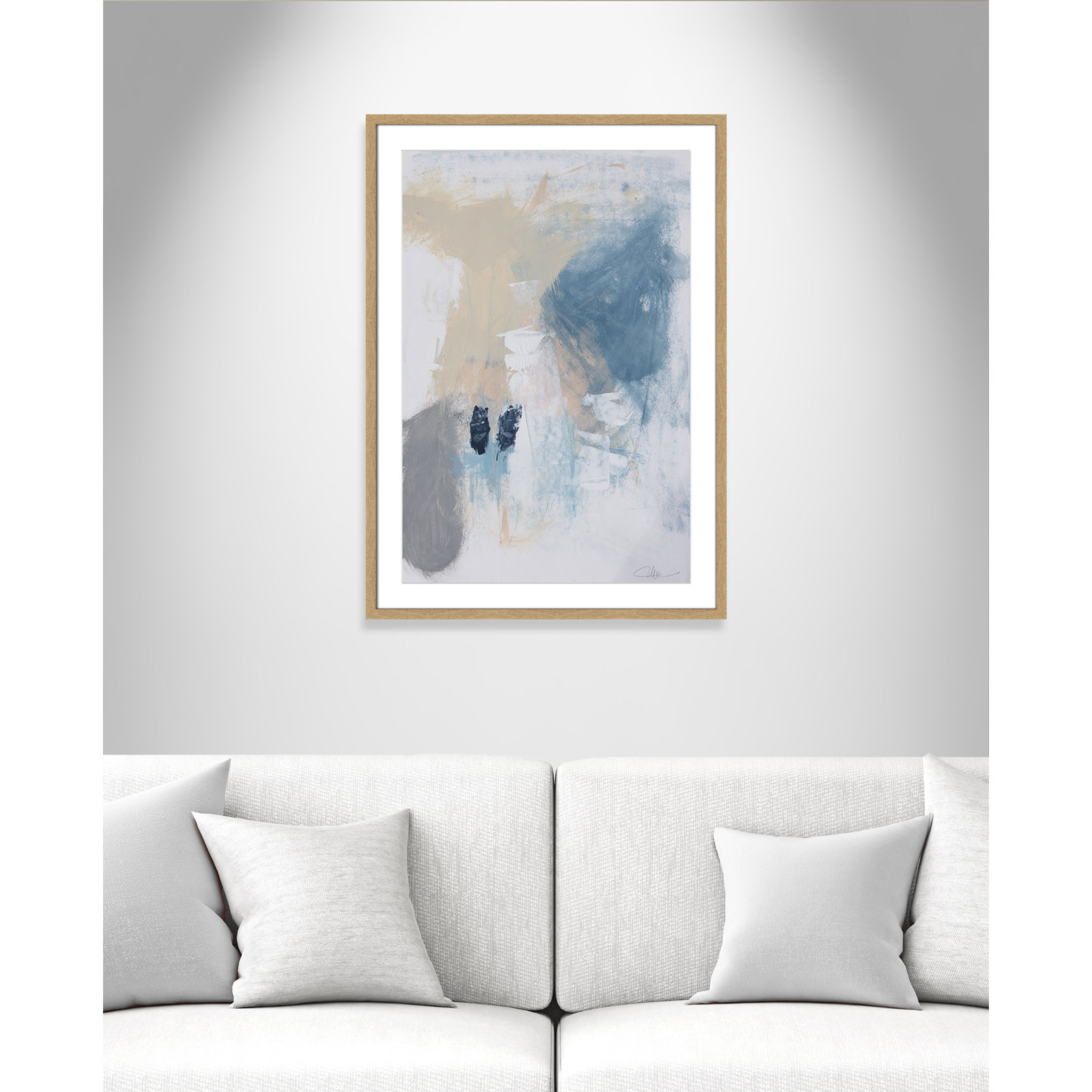 Coastal Carnival II Print by Casa Fine Arts, White, 35.5" H x 25.5" W x 1.25" D, Natural Single Picture Framed Paper