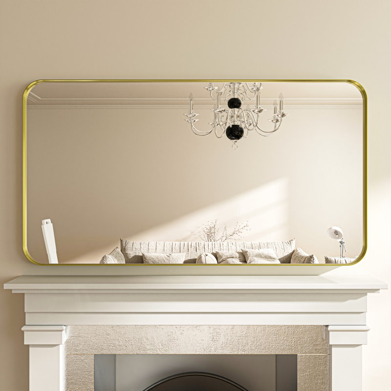 Miroir mural Tahleek, Or, 60 po x 40 po