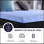 Matelas en mousse de latex et matelas à ressorts Refroidissant hybride à refroidissement rapide 12 po Refresh-1948881514