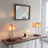 Quellenhof 50cm Bed Side Table Lamp Floor and Table Lamp Base Set with USB and Outlet-70656157