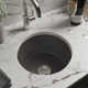 NativeStone 14" L x 14" W Dual Mount Bar Sink