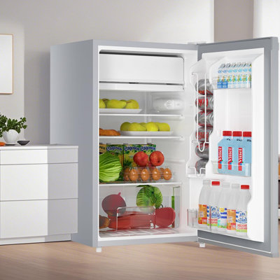 4.3 Cu.Ft Compact Refrigerator with Freezer – Energy Efficient Mini Fridge for Bedroom, Office, Dorm, RV