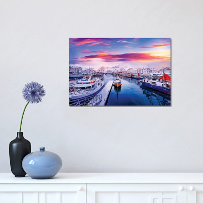 Vibrant Norway 1 Piece Wrapped Canvas Wall Art