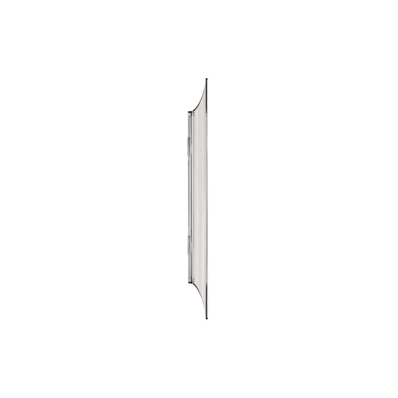 Ghost Flat Wall Mirror, 43.7" x 34.65", Crystal