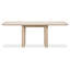 Morenci Ash Wood Rectangular Dining Table In White Sand