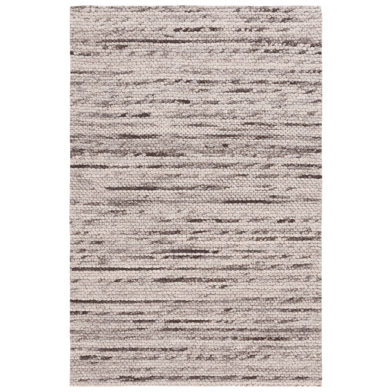 Lrl Lauren Ralph Lauren Hand Woven Wool/Cotton Rug in Beige/Grey, Rectangle 6' x 9'