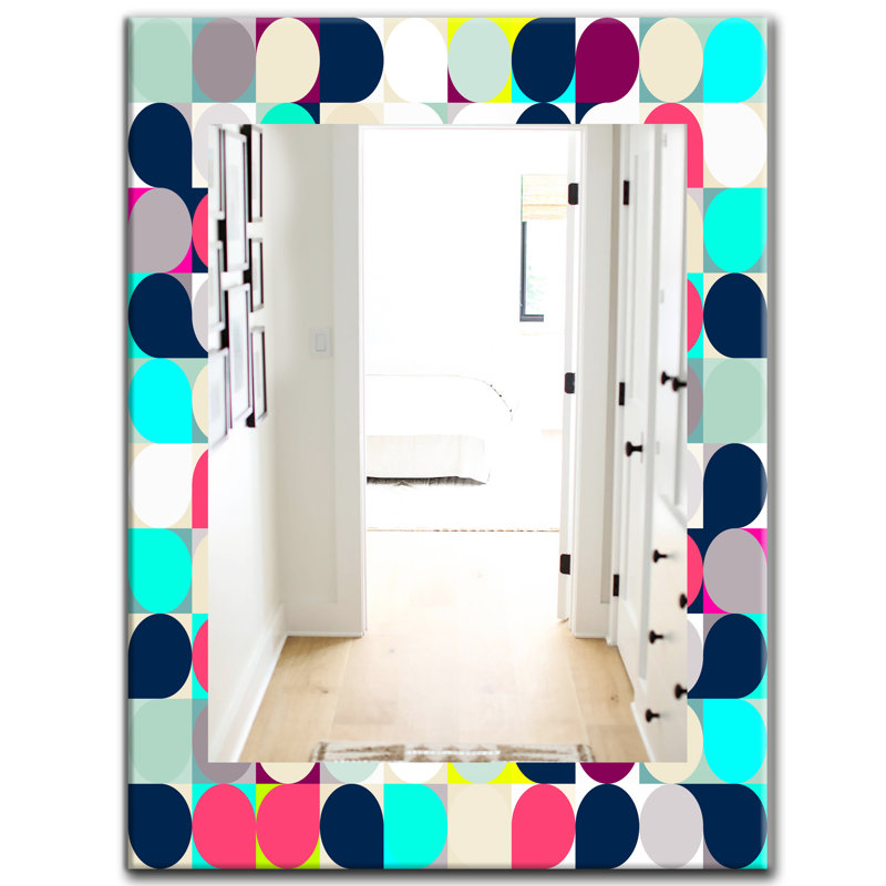 Miroir mural Circular Dance 11, H 39,4 po x l 29,5 po