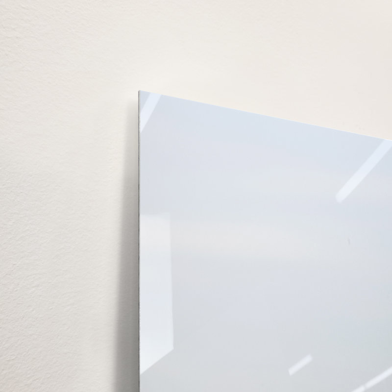 By the Sea, Glass Frame, White, 15" H x 20" W