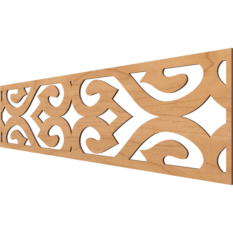 Keene Fretwork Moulding, 12" H x 47" W x 0.25" D, Maple