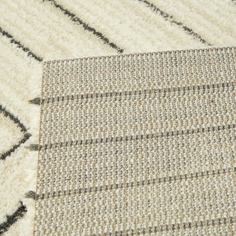 Tapis crème Joyce, Rectangle 4 pi 4 po x 6 pi