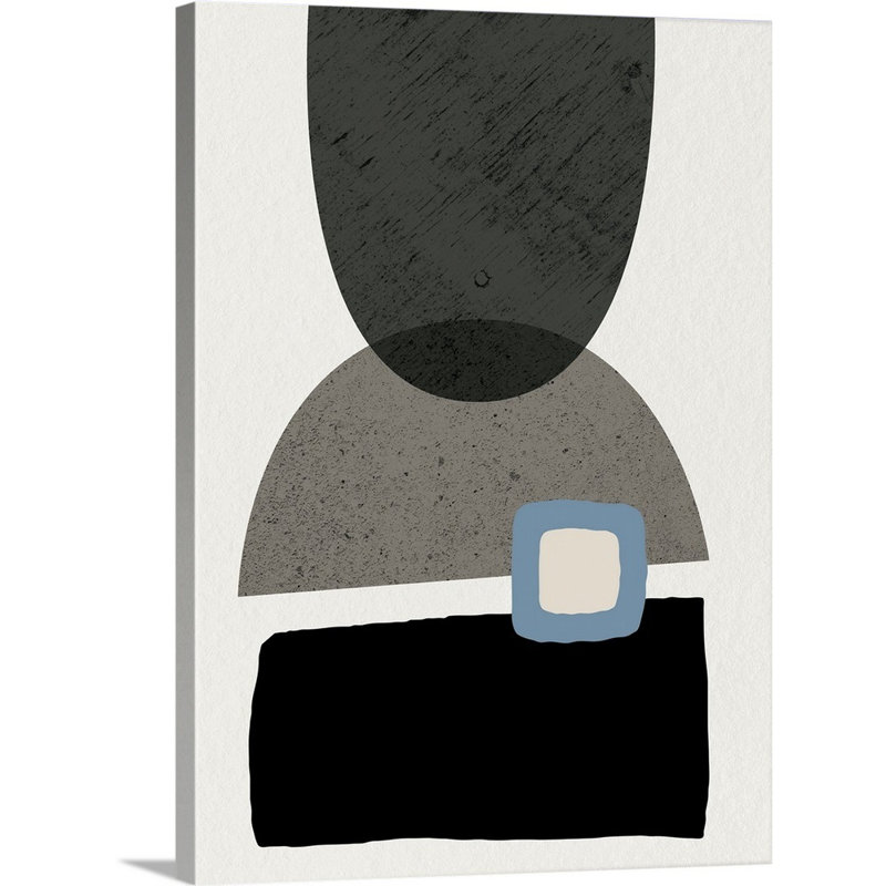 "Mid Century abstract 3" par Urban Epiphany, reproduction d’art sur toile, Toile tendue, H 48 po x l 36 po x P 1,25 po