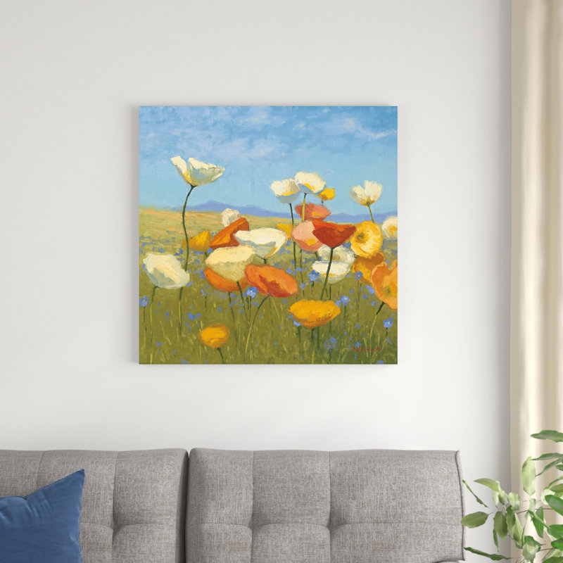 " Springtime Meadow I ", 30" H x 30" W x 1.25" D