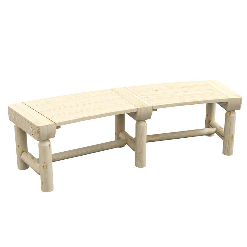 Banc de jardin en bois