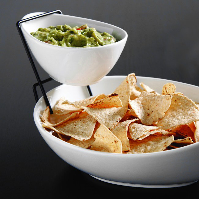 Red Barrel Studio Bellanca Ceramic Chips And Dip Platter