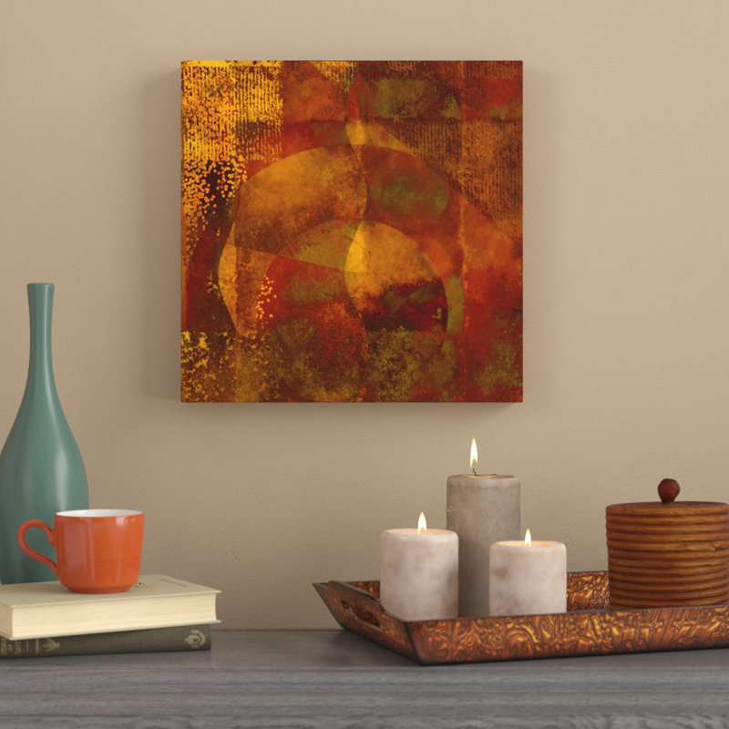 « voler away abstract earth earth abstract modern », reproduction d’impression sur toile, H 14 po x l 14 po x P 1,5 po