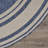 Areefa Medallion Blue/White Power Loomed Indoor/Outdoor Area Rug-1037367476