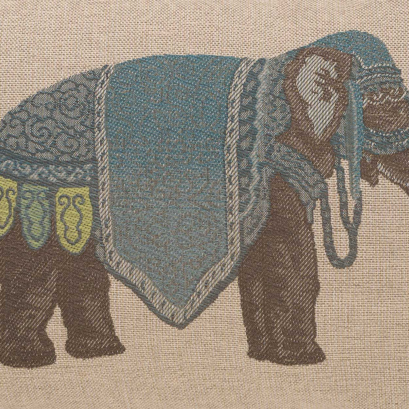 Olifant Lumbar Pillow Cover & Insert, Azure
