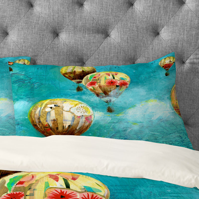 Land Of Lulu Herd of Balloons 2 Pillowcase, Standard