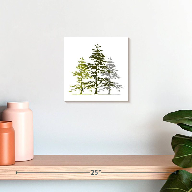 Cedar Trees, 10" H x 10" W