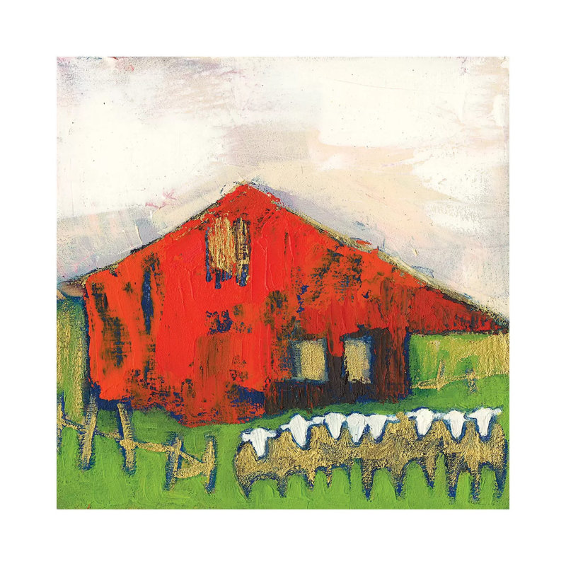 Rice Barn 1 Piece Wrapped Canvas Painting, 30.48 cm H x 30.48 cm W