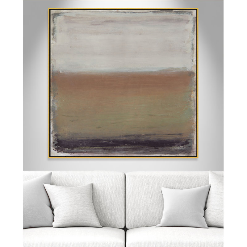 «Alana Arizona Print» par, H 46,5 po x l 46,5 po, Doré