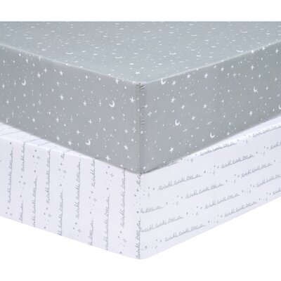 Upstream Grey Microfiber - Piece Standard Crib Sheet Set