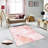 Stylish Woven Carpet, 5.6 x 7.5 Feet, 100% Polyester, 0.3 in Pile Height | Antibacterial, Non-Slip PVC Felt Dot Underside, Machine Washable | 3D Digital Printing, Durable & Easy to Maintain - Perfect for Any Room-2089272516
