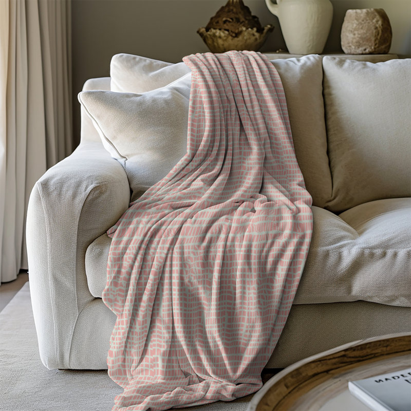 Kaleidoscope Petal Melody - 1 pièce Sherpa Premium - impression d'art luxueux, Lit simple