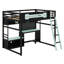 Wood Loft Bed With Desk-879620467