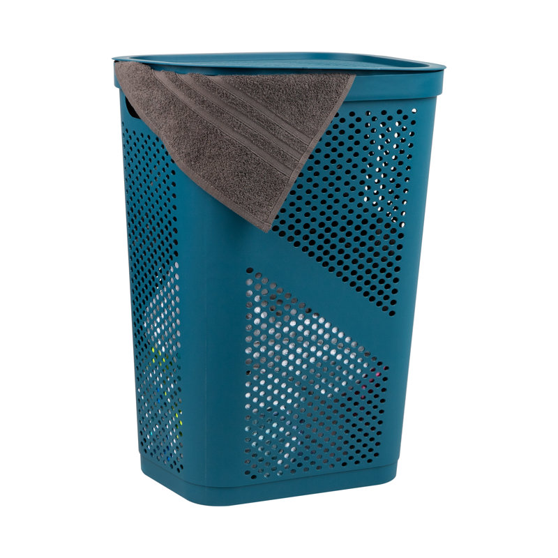 Panier à linge léger et perforé, Blue
