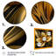 Lily Gold I - art mural sur toile-87380753-87380752