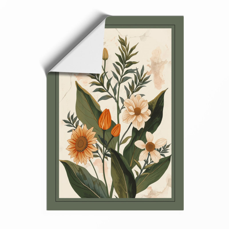 Flowering Study Botanical - Print, Unframed, A1 - 84.1 x 59.4 cm