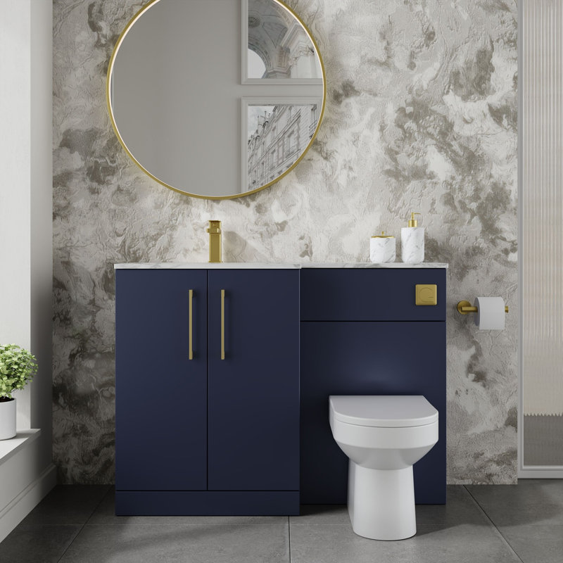 Arno 1105 mm Bathroom Vanity, Midnight Blue