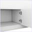 Base de lit plateforme moderne avec bibliothèques de rangement et tablettes-258017940-258017941