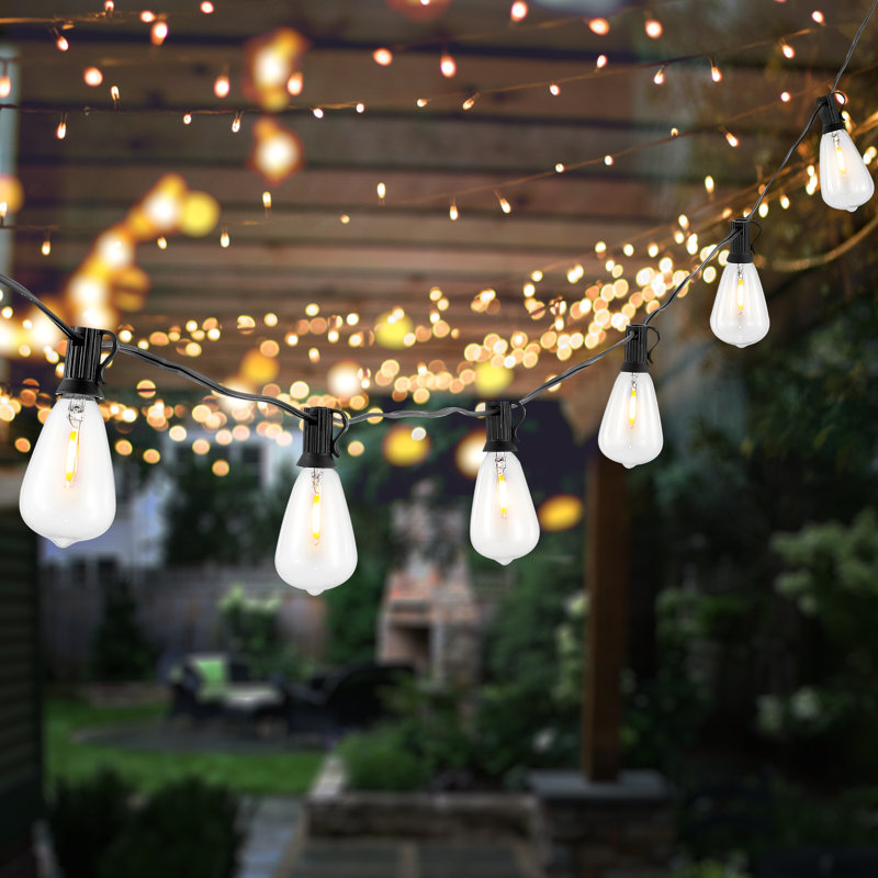 Aubreeana Outdoor 10 - Bulb 120'' Plug-in String Light
