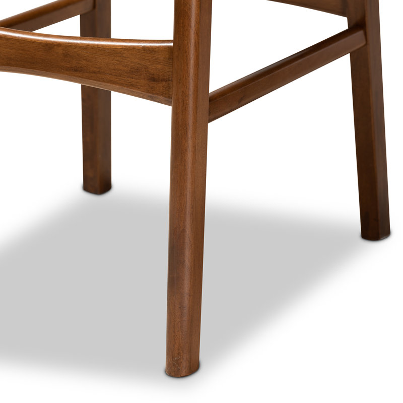Tabouret de bar en bois massif 28,7 po Hollman