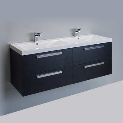Zakis 57 Double Bathroom Vanity Set