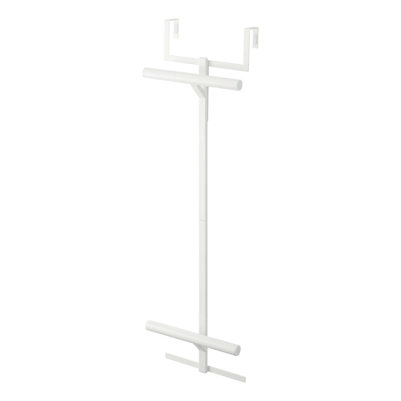 Porte-sac à dos à deux niveaux Yamazaki Home, Blanc