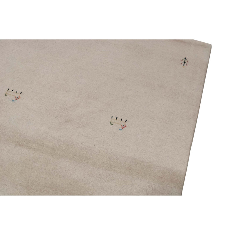 Tapis unique gris / noir 3 pi 9 po x 5 pi 10 po