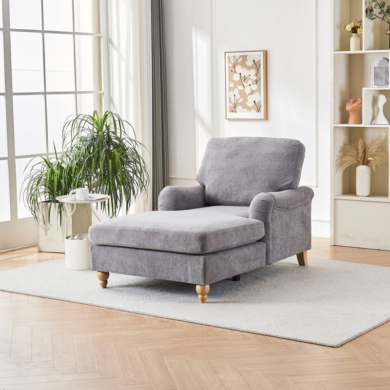 Chaise longue d'intérieur, Gris