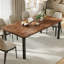 Table de salle à manger rectangulaire de style ferme moderne pour 6 à 8 personnes – Table spacieuse en bois et structure robuste en métal noir – Idéale pour la salle à manger, la cuisine ou le bureau – Noire-1668690888-1668690933-1668690943