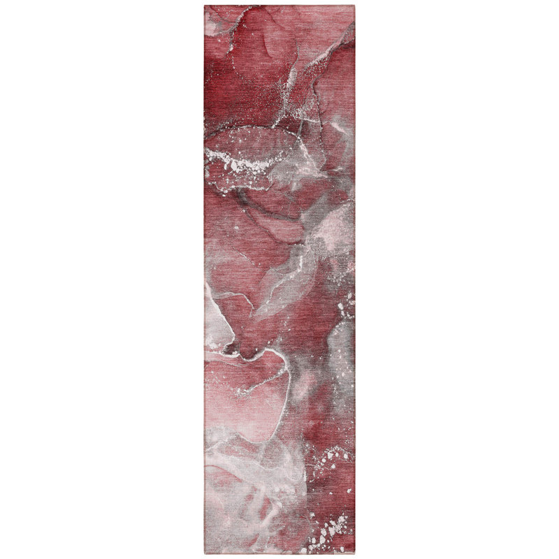 Tapis de couloir d'extérieur 8 pi Merlot