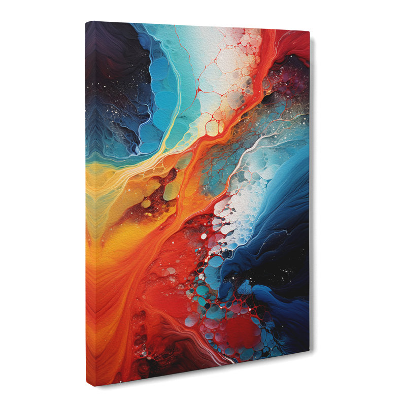 Stream Abstract No.2 - No Frame Print, 60cm H x 40cm W x 3cm D
