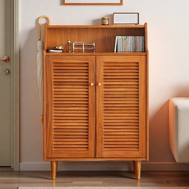 Home storage shoe cabinet, Brown