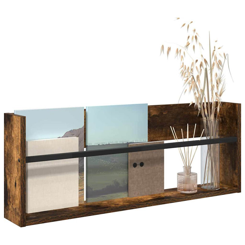 Wood Magazine Rack, Brown
