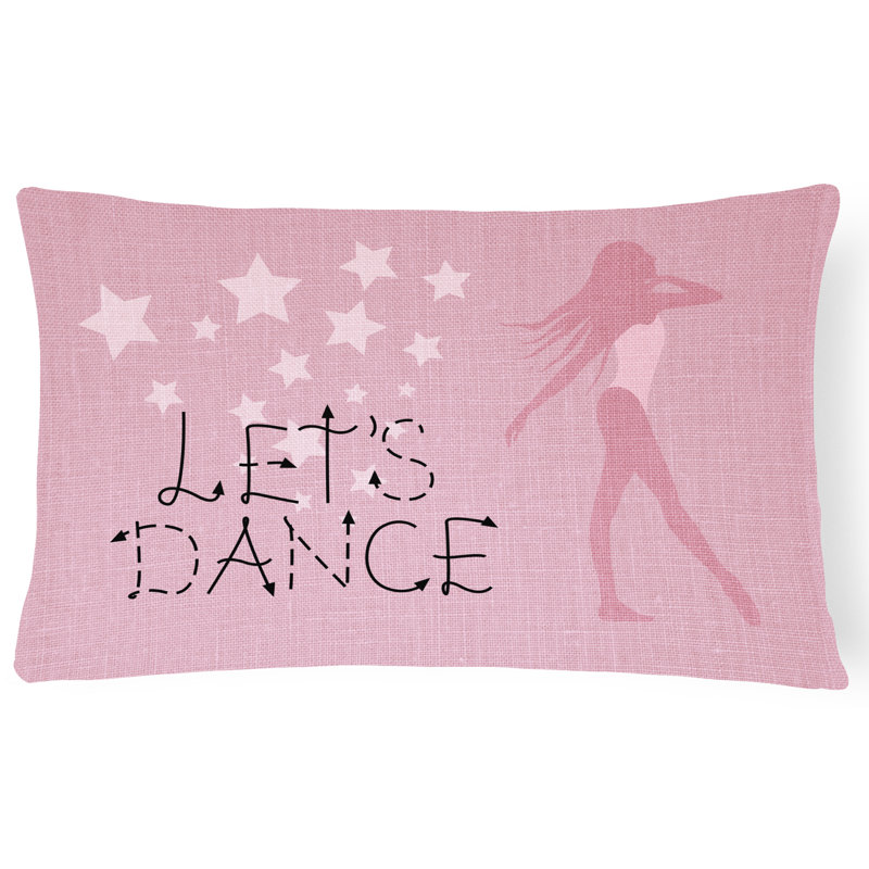  Coussin en lin Let's Dance