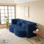 Canapé-lit convertible en tissu avec 2 coussins Modern-1061540064
