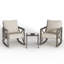 Ensemble de chaises berçantes d'extérieur pour 2 personnes avec table et coussins-1283128990