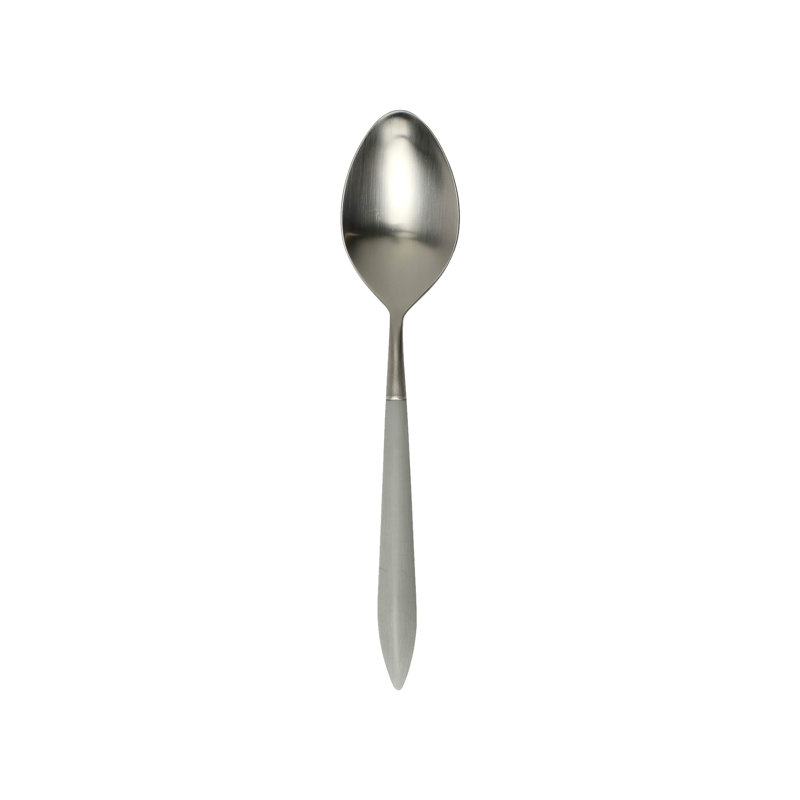 Cuillère de service Ares, Gris clair / argent brossé