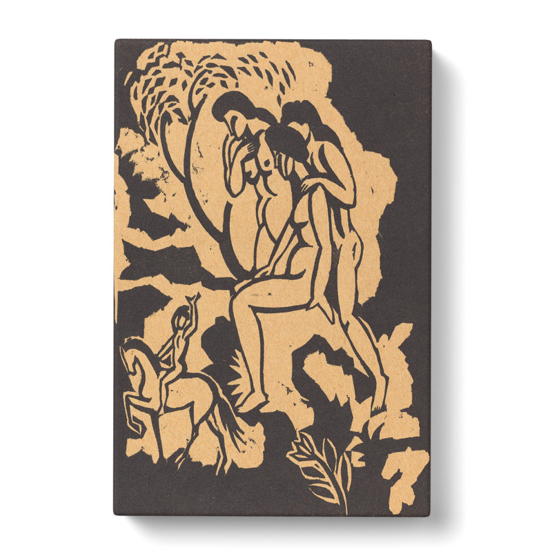 Greeting by August Macke - Wrapped Canvas, 50cm H x 35cm W x 3cm D